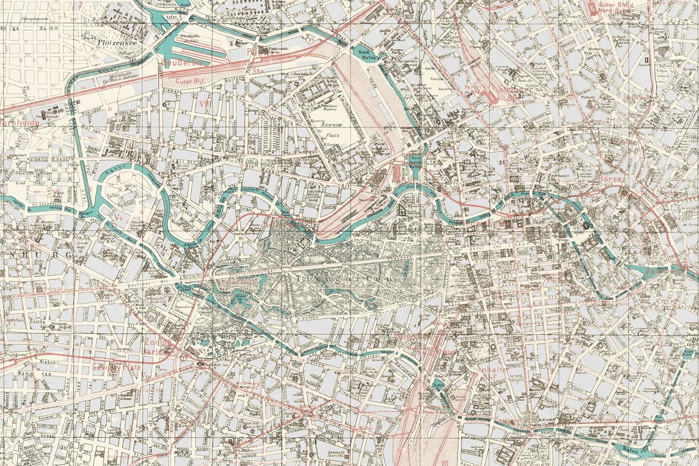 Weimar berlin 1920 map